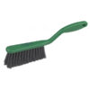 12" Bench Brush with Metal Detectable Bristles - Green