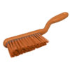 12" Resin-Set DRS Bench Brush, Stiff Bristles - Orange