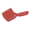10" Resin-Set DRS Hand Brush, Stiff Bristles - Red