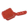 10" Resin-Set DRS Hand Brush, Soft Bristles - Red