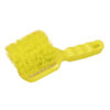 10" Resin-Set DRS Hand Brush, Soft Bristles - Yellow
