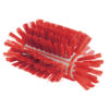 8.5" Resin-Set DRS Kettle Brush, Soft Bristles - Red