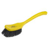16" Hand Brush with Metal Detectable Bristles - Yellow