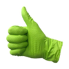 Eagle GREEN Diamond Textured Disposable Nitrile Gloves - 6 mil - Case of 1,000 - XL