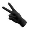 Black Eagle Derma² Disposable Nitrile Gloves - 3 mil - Case of 2,000 - S