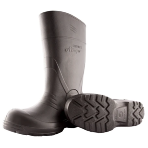 Black Airgo Ultralight Plain Toe Boot with Cleated Outsole