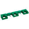 Vikan Hygienic Hi-Flex Wall Bracket System, 16.5" - Green