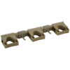 Vikan Hygienic Hi-Flex Wall Bracket System, 16.5" - Brown