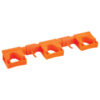 Vikan Hygienic Hi-Flex Wall Bracket System, 16.5" - Orange