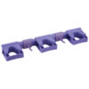 Vikan Hygienic Hi-Flex Wall Bracket System, 16.5" - Purple