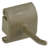 Vikan Hygienic Wall Bracket, Single Hook Module, 1.6" - Brown