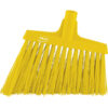 Vikan Broom, Angle Cut, 11.4", Extra Stiff - Yellow