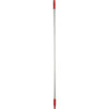 Vikan Aluminum Handle, 57.5" - Red