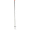 Vikan Aluminum Telescopic Handle, 62" - 109.4" - Black