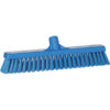 Vikan 16" Combo Push Broom- Soft/Stiff - Blue
