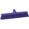 Vikan 16" Combo Push Broom- Soft/Stiff - Purple
