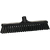 Vikan 16" Combo Push Broom- Soft/Stiff - Black