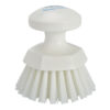 Vikan Round Hand Scrub, 4.3", Stiff - White