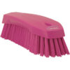 Vikan Hand Brush L, 7.9", Stiff - Pink