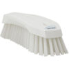 Vikan Hand Brush L, 7.9", Stiff - White