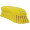 Vikan Hand Brush L, 7.9", Stiff - Yellow