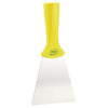 Vikan Stainless Steel Scraper with Threaded Handle, 3.9" Width - Yellow