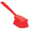ColorCore Washing Brush with Short Handle, 11.8", Stiff - Red