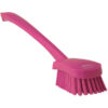 Vikan Washing Brush with long handle, 16.3 inch, Stiff