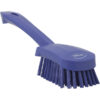 Vikan Washing Brush w/short Handle, 10.6", Stiff - Purple