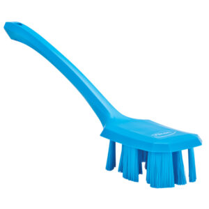 Vikan UST Hand Brush w/long Handle, 15.6 inch, Stiff