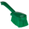 Vikan Washing Brush w/ Short Handle, 10.6", Soft - Green