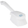 Vikan Washing Brush w/ Short Handle, 10.6", Soft - White