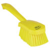 Vikan Washing Brush w/ Short Handle, 10.6", Soft - Yellow