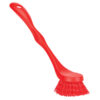 ColorCore Dish Brush, 7.3", Medium - Red