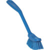 Vikan Dish Brush, 11.4", Medium - Blue