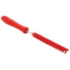 Vikan Tube Brush, 0.6" Diameter, 12.2" Length, Stiff - Red