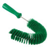 Vikan Pipe Exterior Brush, 2.2" Diameter, 14.2" Length, Medium - Green