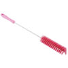 Vikan Tube Brush, 1.6" Diameter, 19.7" Length, Stiff - Pink