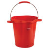 Vikan Hygiene Bucket, 5.28 Gallon(s) - Red
