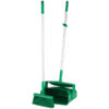 Remco Lobby Dustpan w/Broom, 14.6" - Green