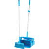 Remco Lobby Dustpan w/Broom, 14.6" - Blue
