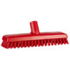 Vikan Deck Scrub, Waterfed, 10.6", Extra Stiff - Red