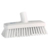 Vikan Compact Wall/Deck Scrub, 8.9" Stiff - White