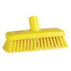 Vikan Compact Wall/Deck Scrub, 8.9" Stiff - Yellow