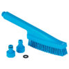 Vikan Hand Brush, Waterfed, 13", Stiff - Blue