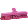 Vikan Wall-/Floor Washing Brush, 12", Stiff - Pink