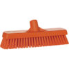 Vikan Wall-/Floor Washing Brush, 12", Stiff - Orange