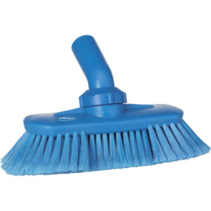 Vikan Washing Brush with Angle adjustment, waterfed, 9.4 inch, Soft/split