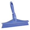 Vikan Ultra Hygiene Table Squeegee w/Mini Handle, 9.6" - Purple